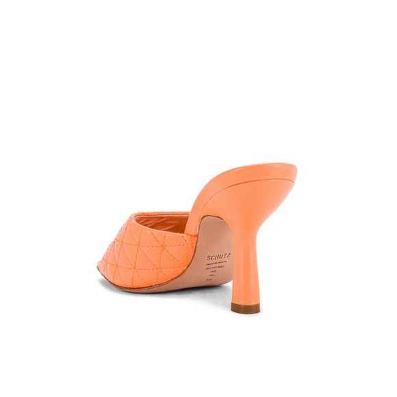 Fryda Mule in Neon Orange - Schutz - Picture 3 of 9